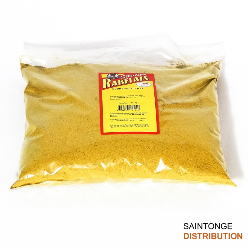 Saintonge Assaisonnements Curry Sélection poudre 1kg doré