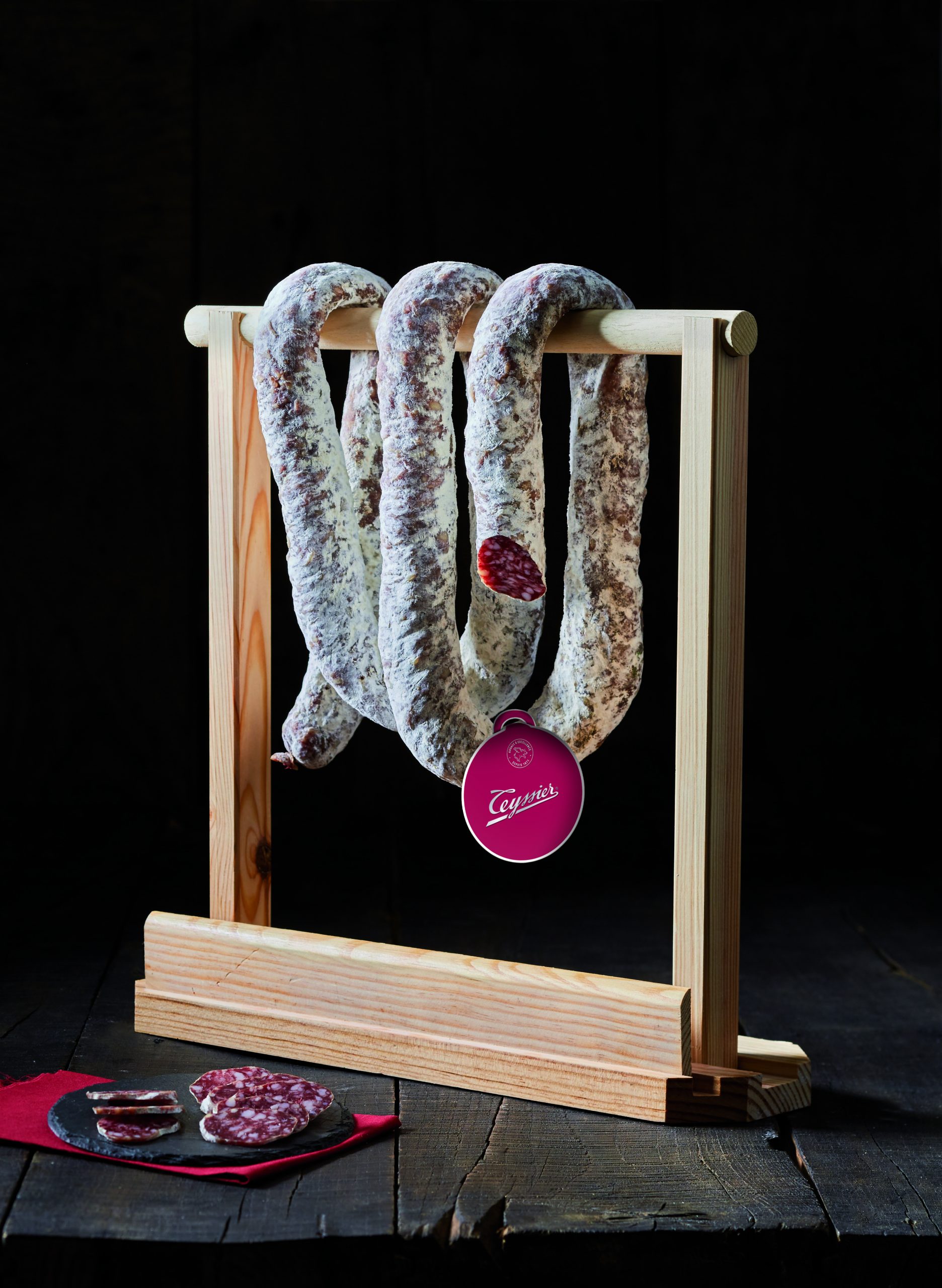 Teyssier Saucisse Sèche Perche saucisson légèrement épicé