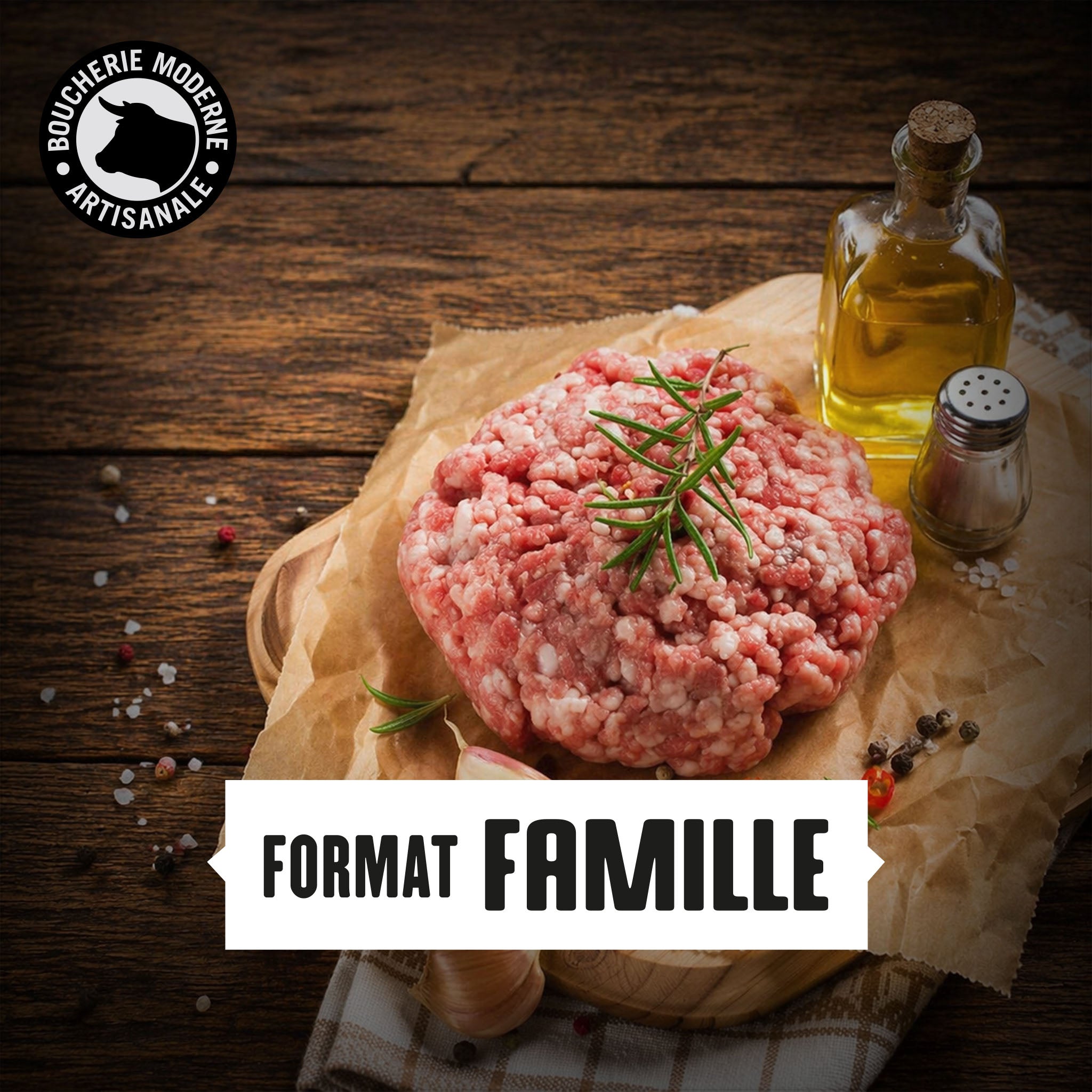 Boucherie Moderne Porc Farce Famille 2kg porc français