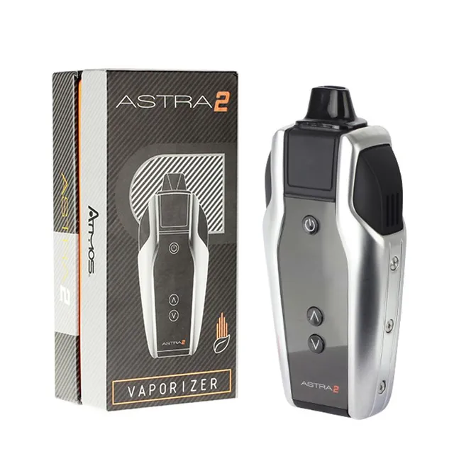 Atmos Astra 2 vaporisateur portable argent écran OLED céramique