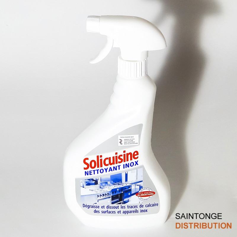 Solicuisine Nettoyant inox spray 750 ml pamplemousse