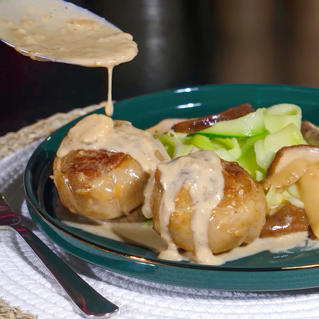 Maison Lascours Volailles Paupiette de Dinde viande 4 x 150g farce porc