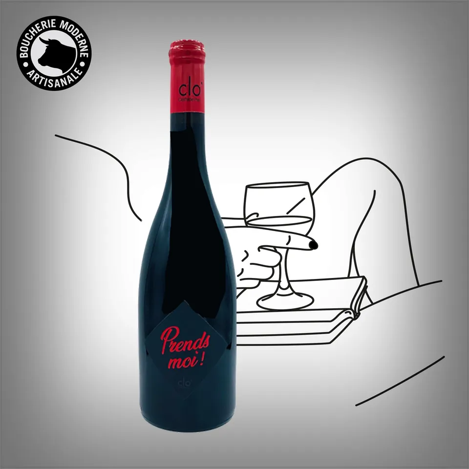 Boucherie Moderne Prends-moi Vin Rouge 75cl fruits rouges
