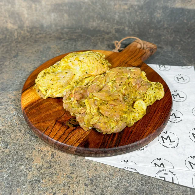 Maison Lascours Volailles Cuisse Poulet Thym Citron 2x200g