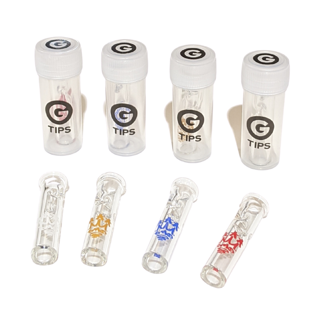 G Tips SMO Colourway embouts verre tête ronde 34 mm