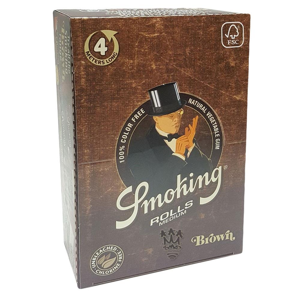 Smoking Brown rouleau papier à rouler 4 m non blanchi
