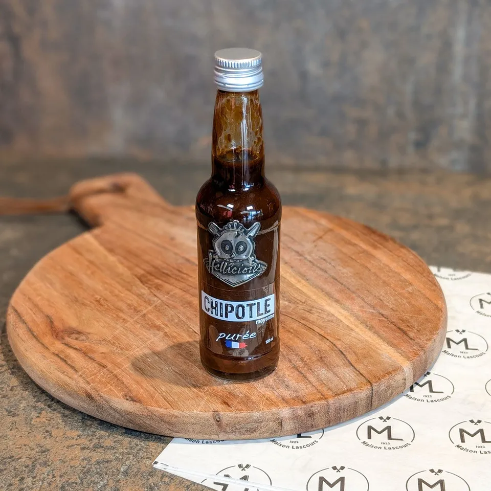 Hellicious Épicerie Purée piment Chipotle 100ml fumé