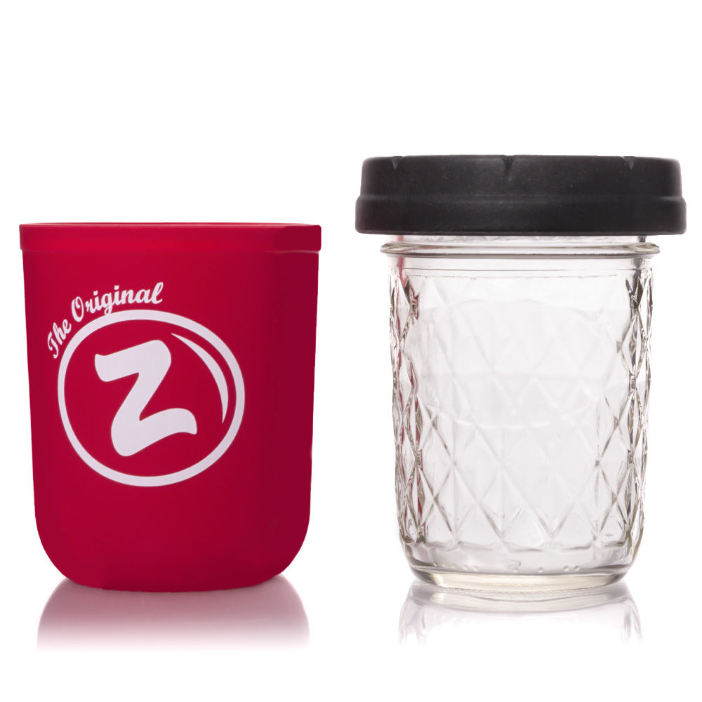 RE:STASH Zkittlez bocal conservation verre 8oz rouge anti-UV