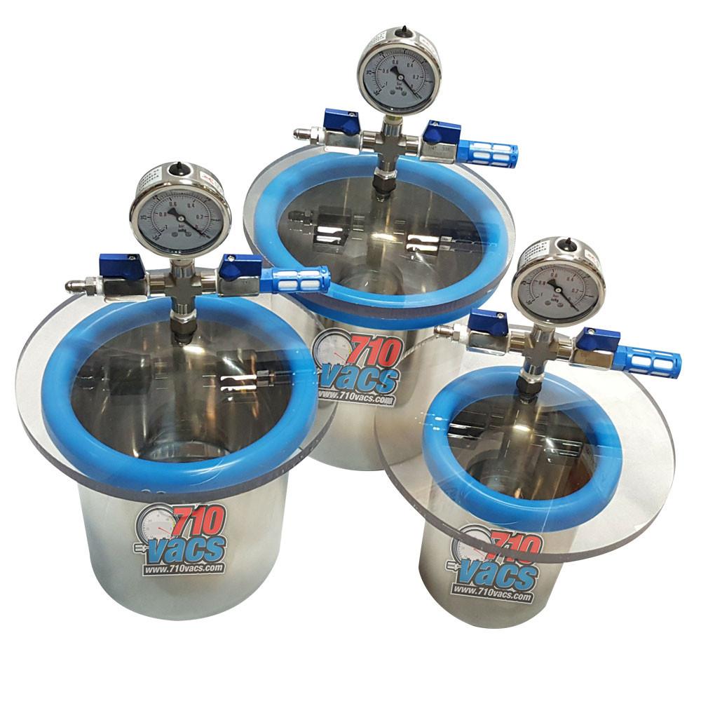 710Vacs KLEAR VAC chambre à vide acier 5L