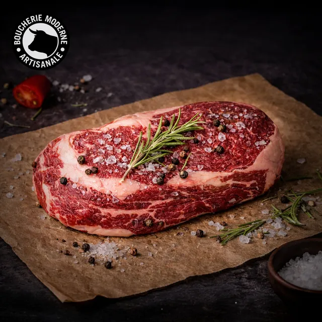 Boucherie Moderne Bœuf Entrecôte Salers 600 g persillée