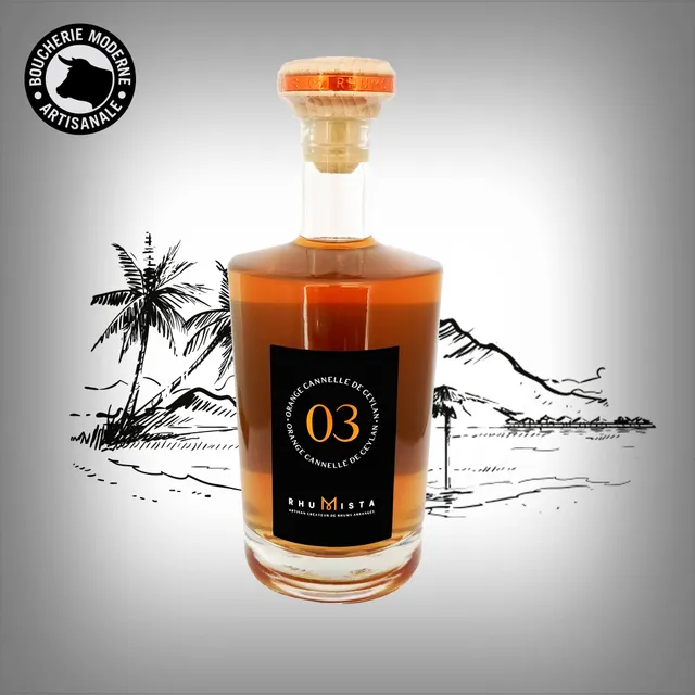 Boucherie Moderne Apéritifs RhuMista orange cannelle 50cl
