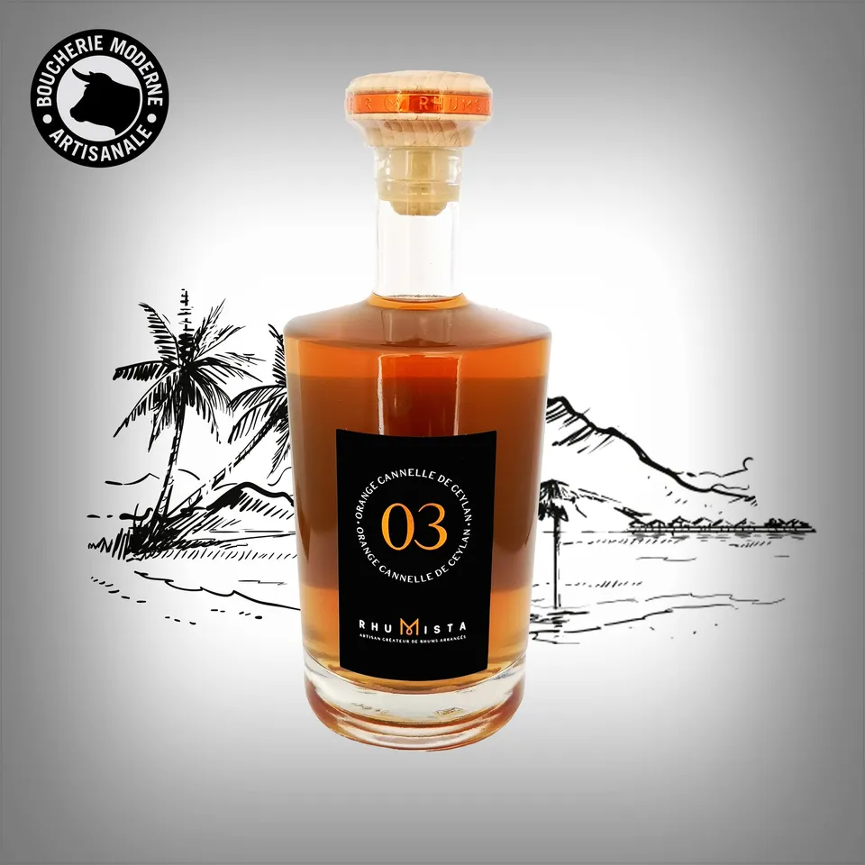 Boucherie Moderne Apéritifs RhuMista orange cannelle 50cl