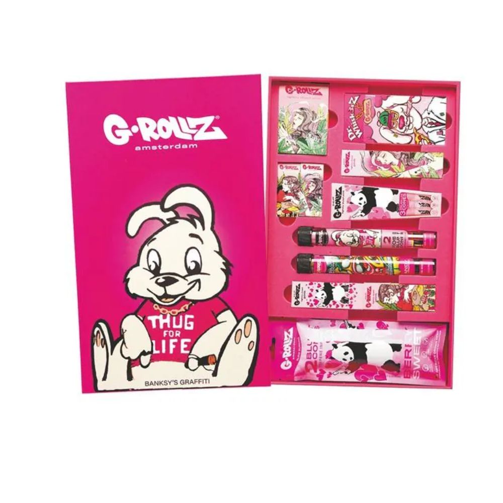 G-Rollz Pink Gift Set coffret feuilles à rouler rose