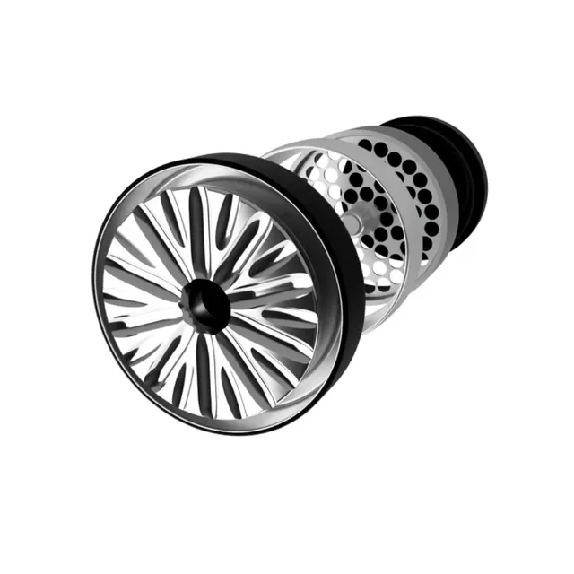 Flower Mill Grinder Inox 2.5" 3 Parties Premium Edition