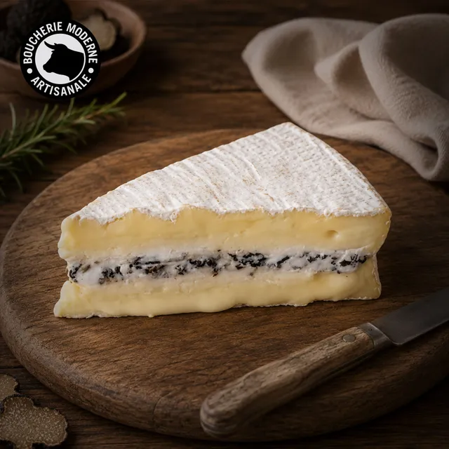 Boucherie Moderne FROMAGE Brie aux truffes 130g Meaux