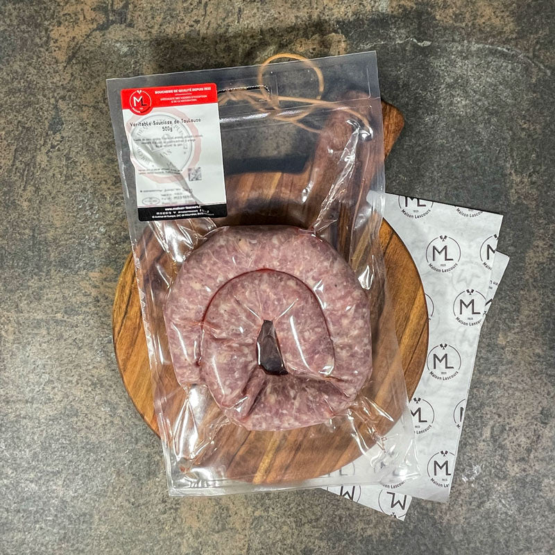 Maison Lascours Saucisses Saucisse de Toulouse 500g