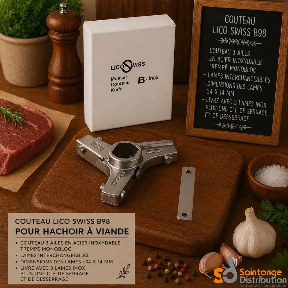 Saintonge Consommables couteau Lico Swiss B98 4 lames