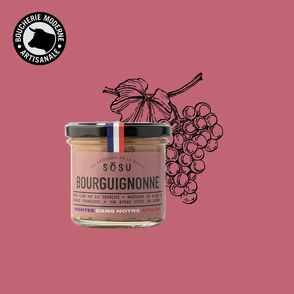 Boucherie Moderne ÉPICERIE Sosù Bourguignonne sauce 165g relevée