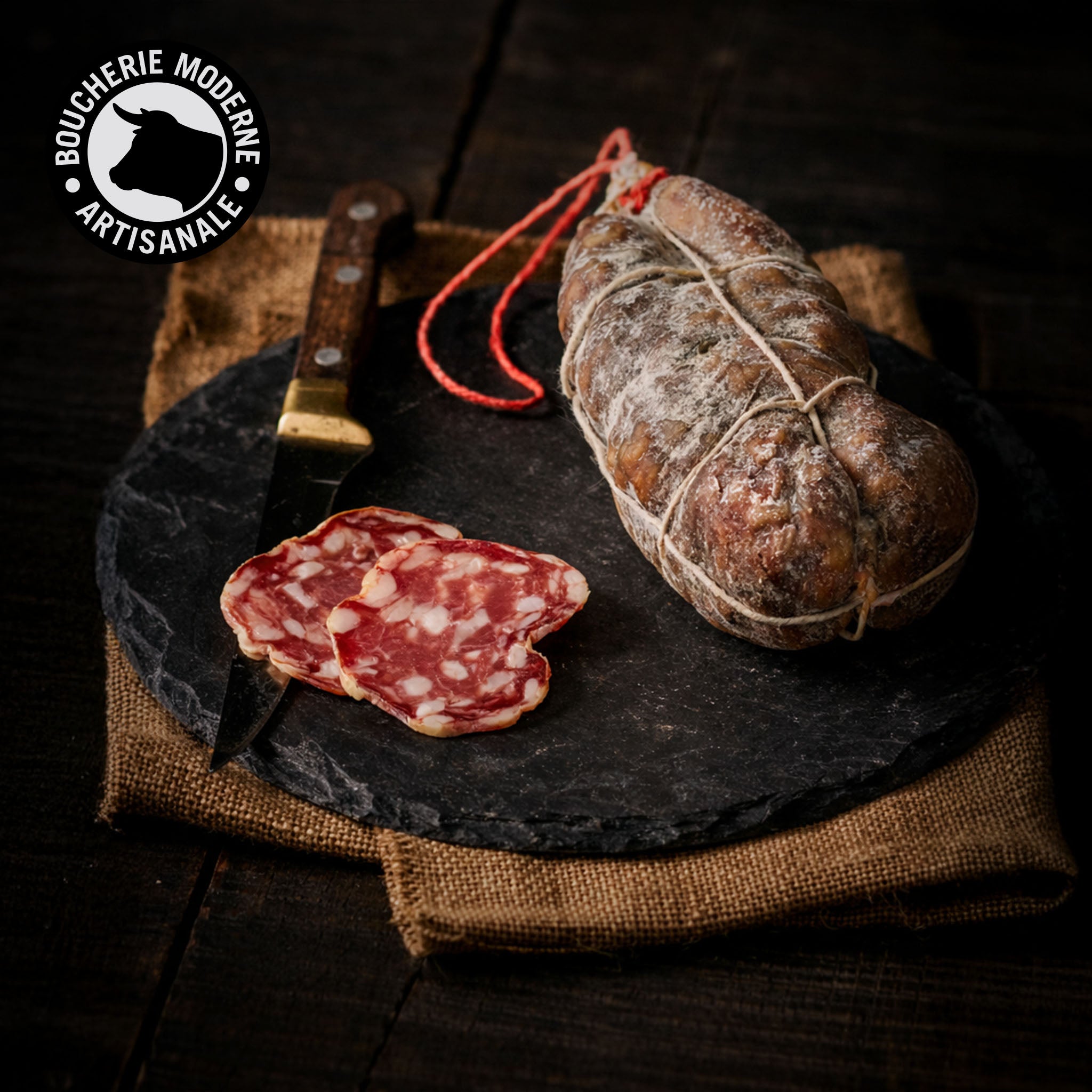 Boucherie Moderne CHARCUT’ saucisson poivre vert 220g sec