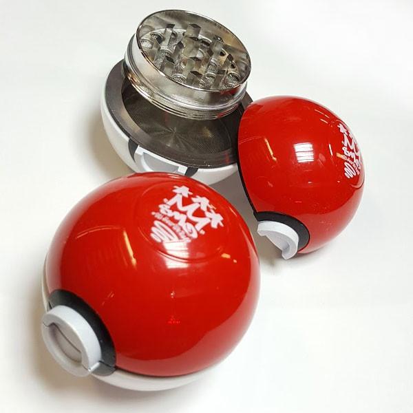 Smokamon Pokeball grinder aluminium 55 mm 3 parties