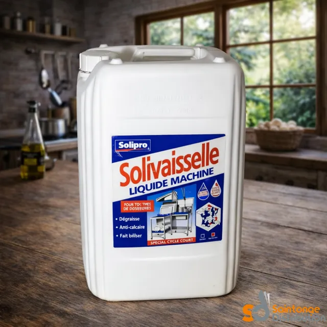 Saintonge Hygiène Solivaisselle Liquide eaux dures bidon 20L
