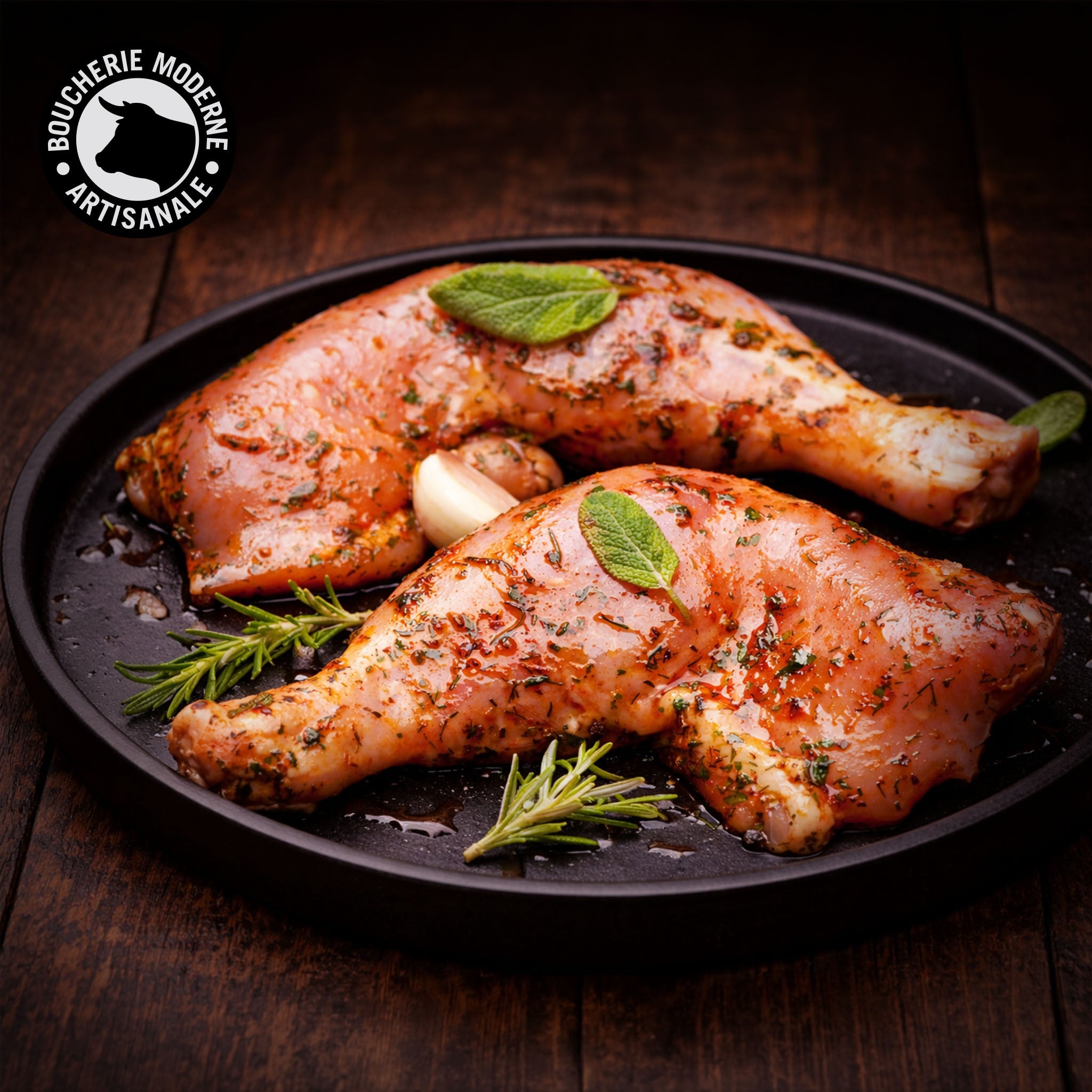 Boucherie Moderne Volaille Cuisse de poulet Massala 350g