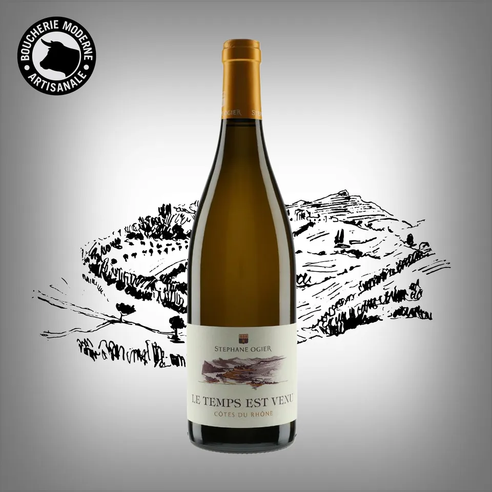 Boucherie Moderne VIN Le Temps est venu vin blanc 75cl rond
