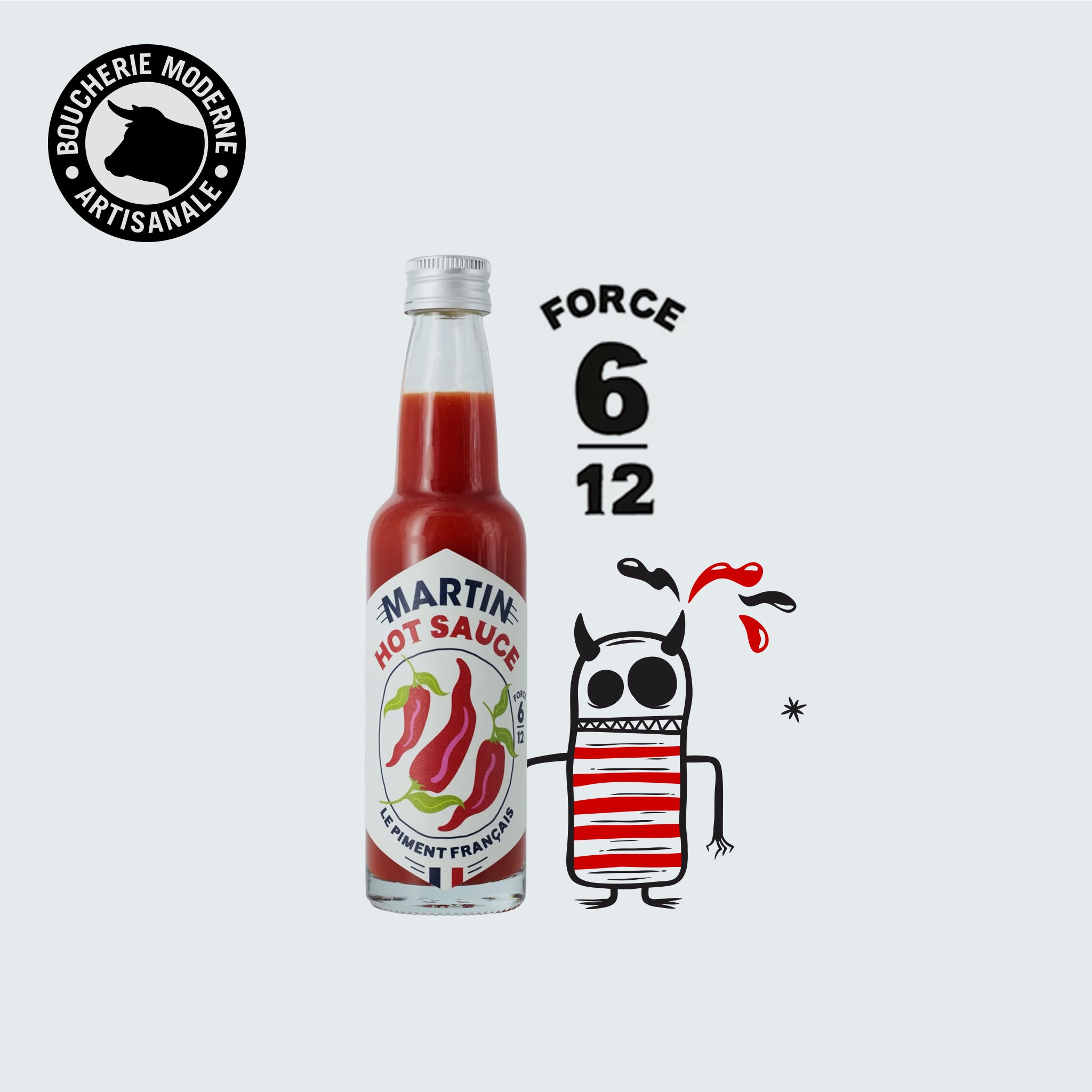 Boucherie Moderne Épicerie Sauce Martin piment 350g 6/12