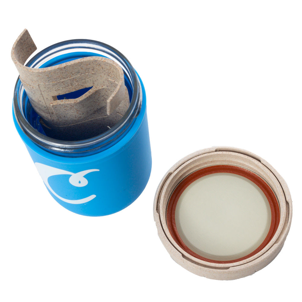 Cookies Mason Stash Jar Verre Bleu 8oz 240 ml RE:STASH