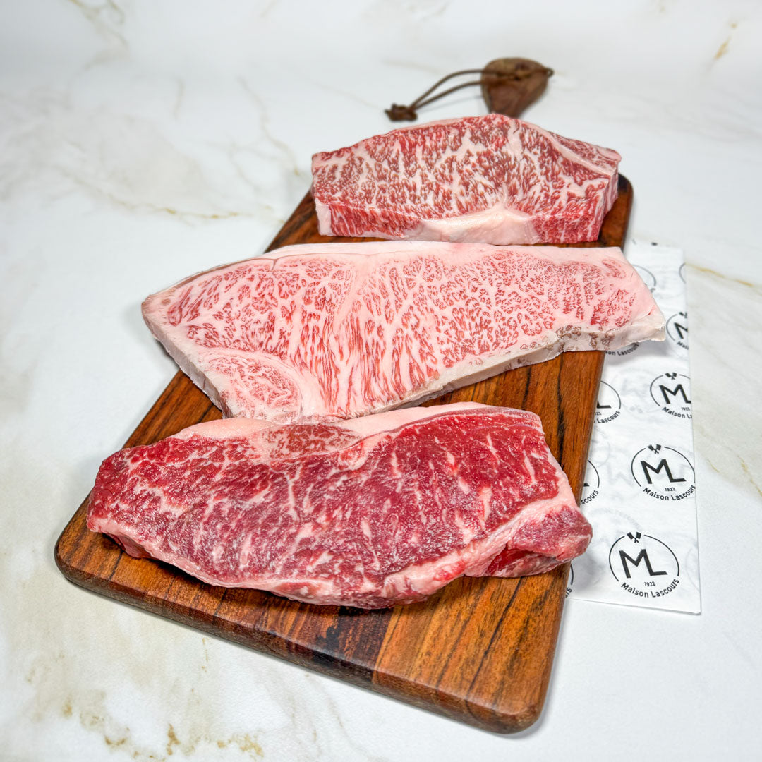 Maison Lascours Coffret Bœufs Japonais Kobe Wagyu 900g