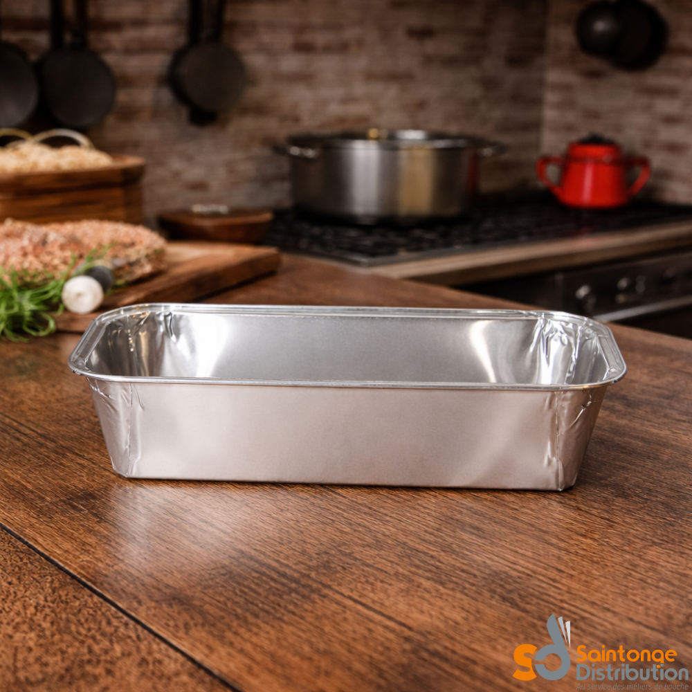 Moule Aluminium 1100 ml Lot 100 pour Plats Cuisinés