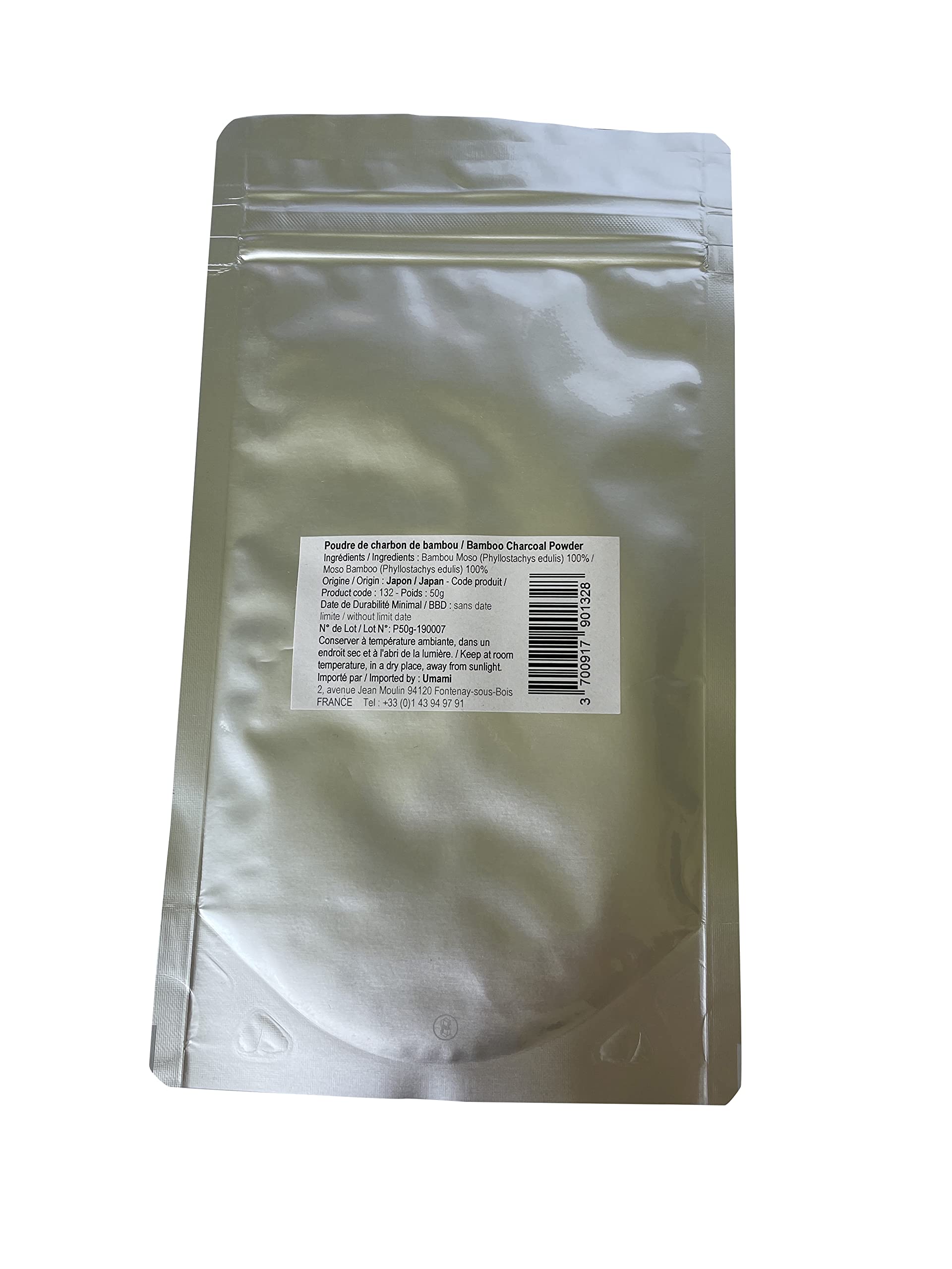 Umami Paris Charbon bambou poudre 50 g