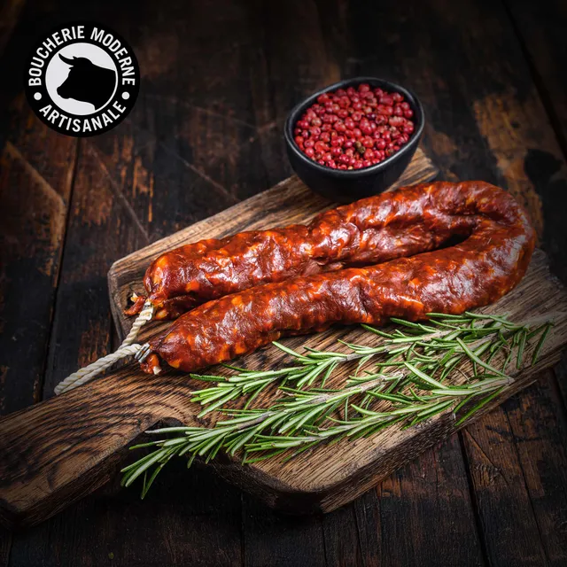 Boucherie Moderne Charcut’ Chorizo Teyssier salaison 150g fumé