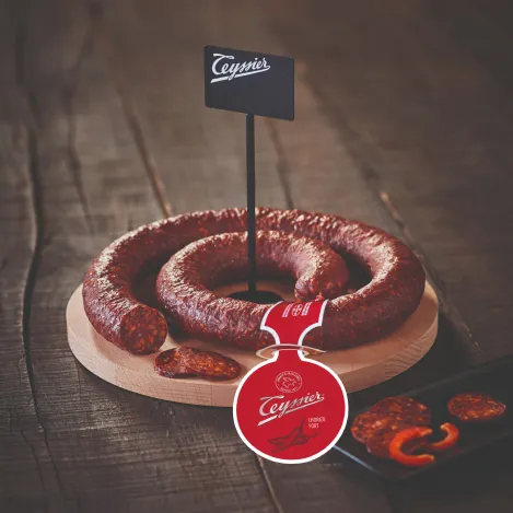 Teyssier Les chorizos Chorizo Brasse fort piment de Cayenne saucisson