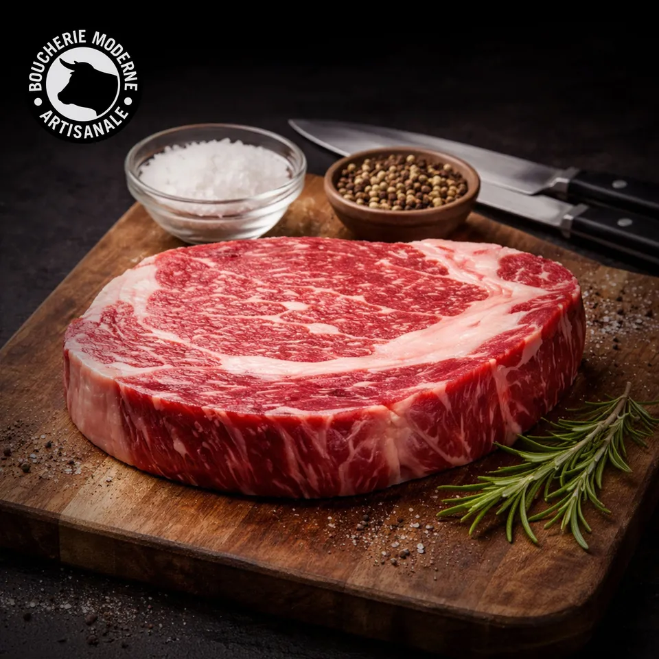 Boucherie Moderne BŒUF Entrecôte Rubia Gallega maturée 600g