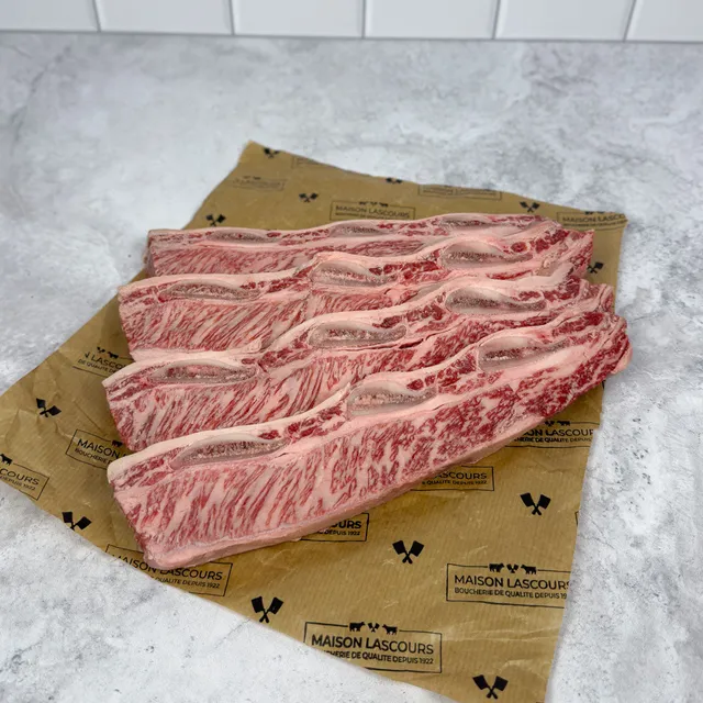 Maison Lascours Bœuf d'Exception Short Ribs Wagyu plat de côte 700g