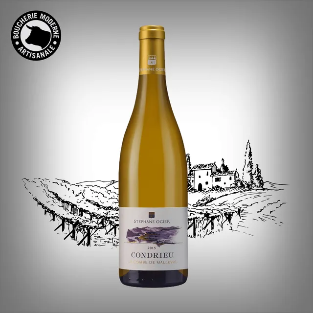 Boucherie Moderne Condrieu Combe de Malleval vin blanc 75cl Viognier