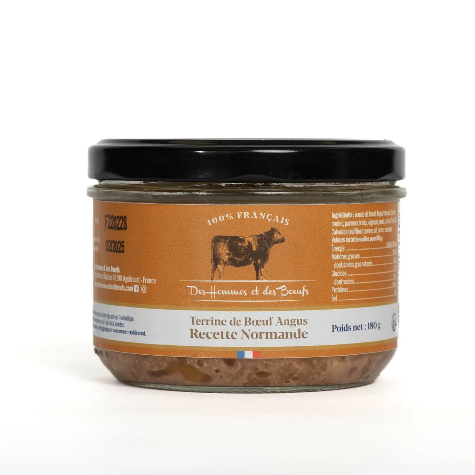 Des Hommes et des Bœufs Terrines Terrine bœuf normande 180 g