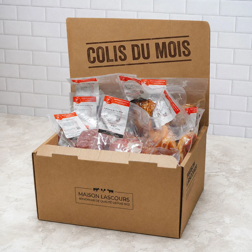Maison Lascours Colis du Mois colis viande bœuf porc volaille