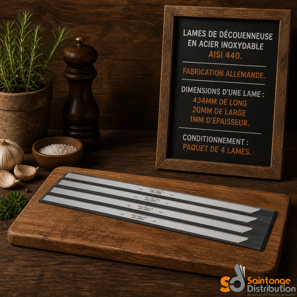Saintonge Distribution Consommables Lames découenneuse 434x20x1mm lot 4