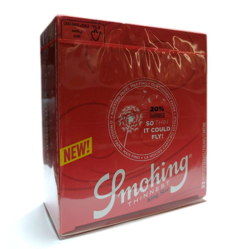 Smoking Thinnest feuilles King Size Slim ultra fines