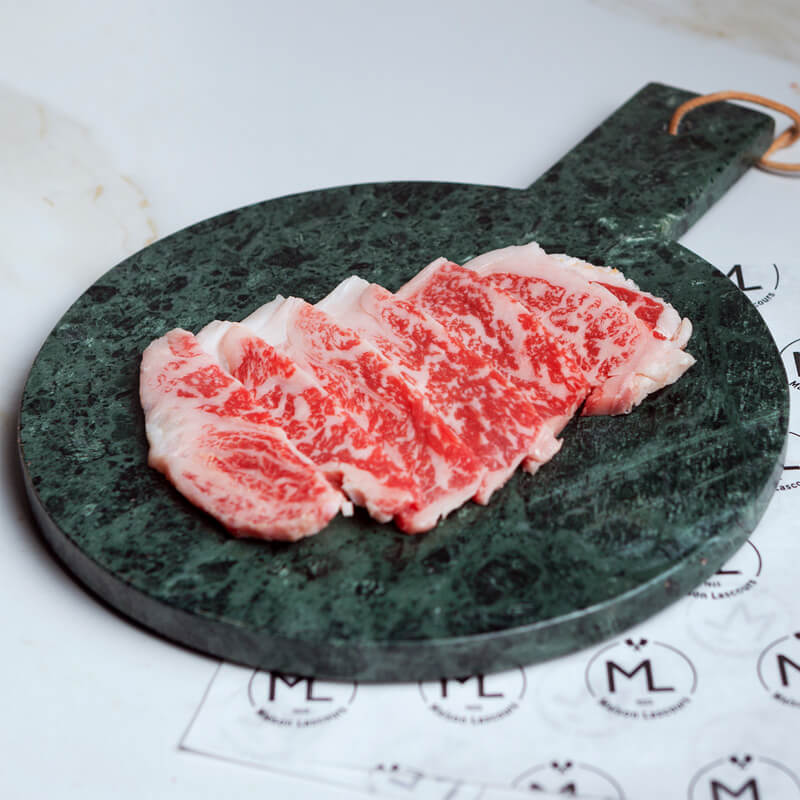 Maison Lascours Bœuf de Kobé découpe Japonaise 100g