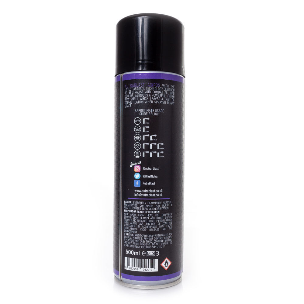 NutraBlast Agiros Professional spray anti-odeur 500 ml parfum frais