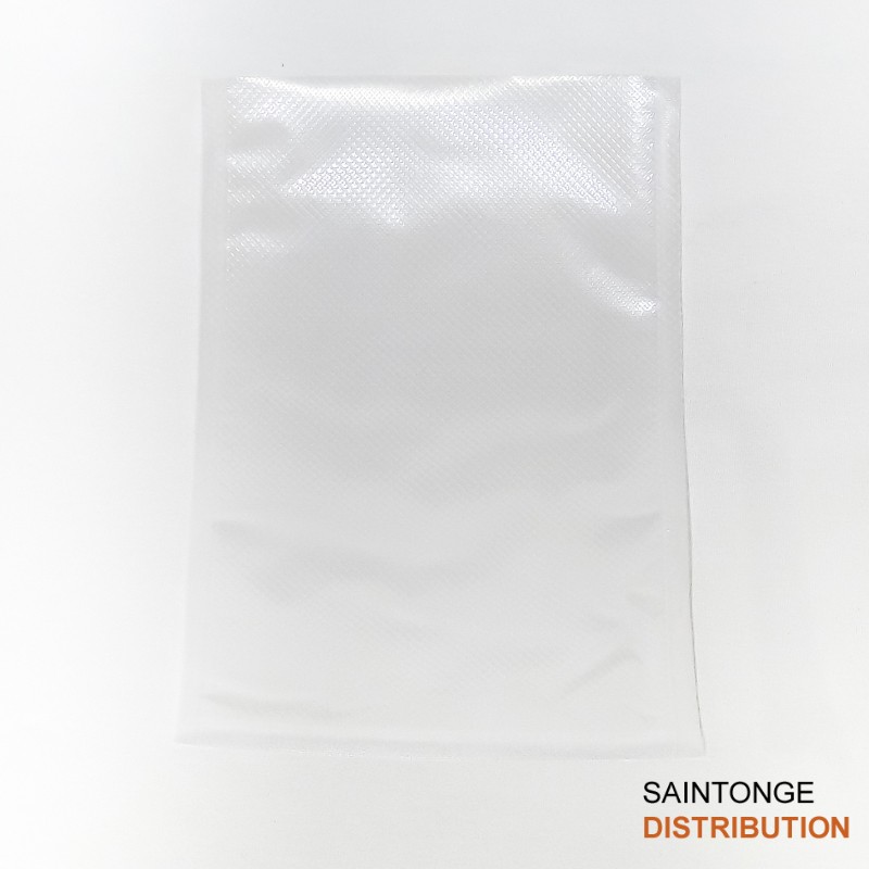Saintonge Emballages sacs sous-vide gaufrés 200x300 90µ x100