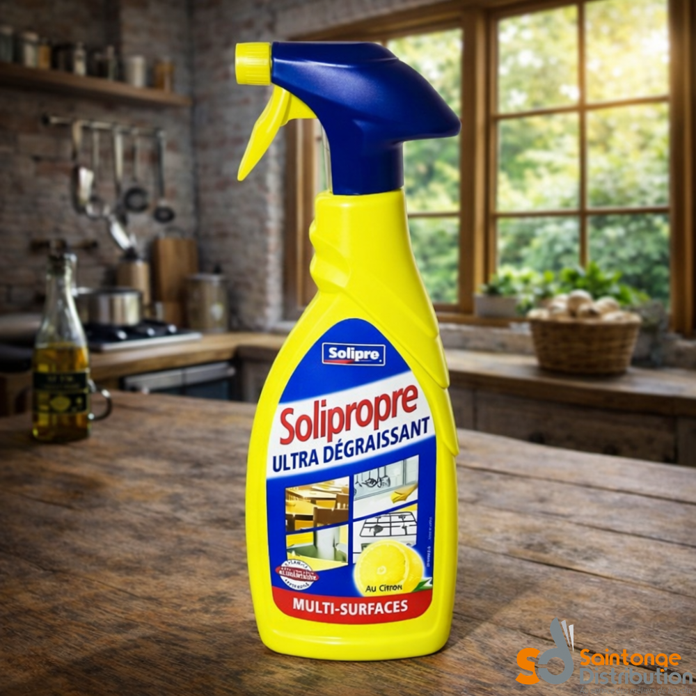 Solipropre Ultra dégraissant multi-surfaces 650 ml citron