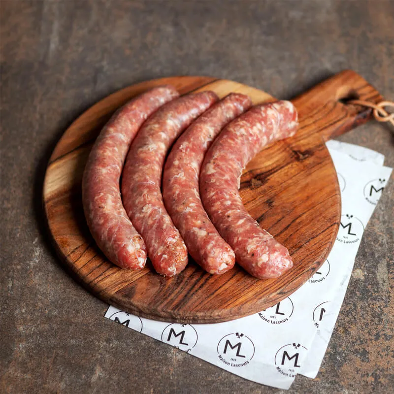 Maison Lascours Saucisse Canard Figues saucisse 4x125g