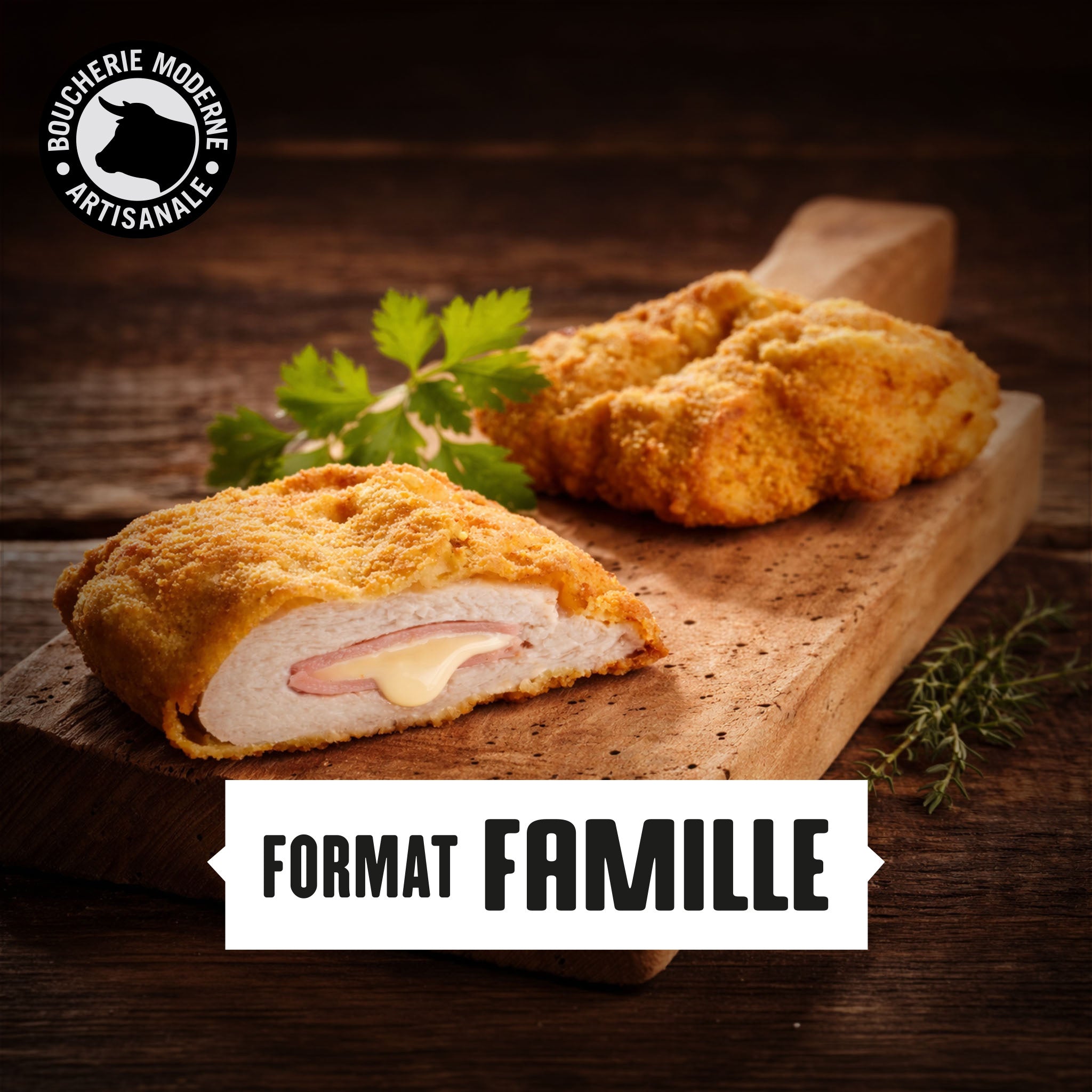 Boucherie Moderne Cordons Bleus poulet 15 pièces jambon