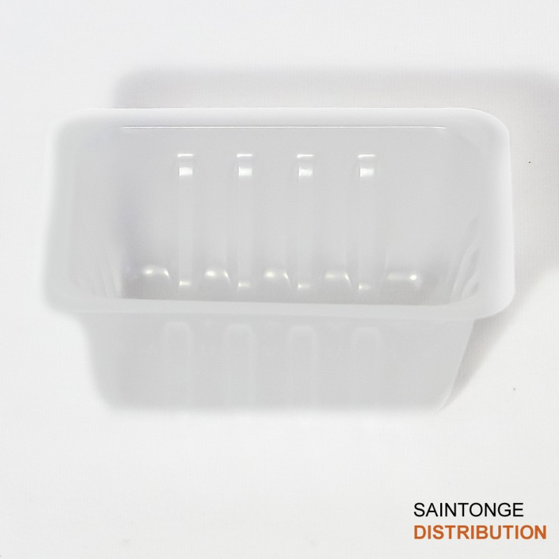 Saintonge barquette translucide fond plat 125 cc 91x71 mm