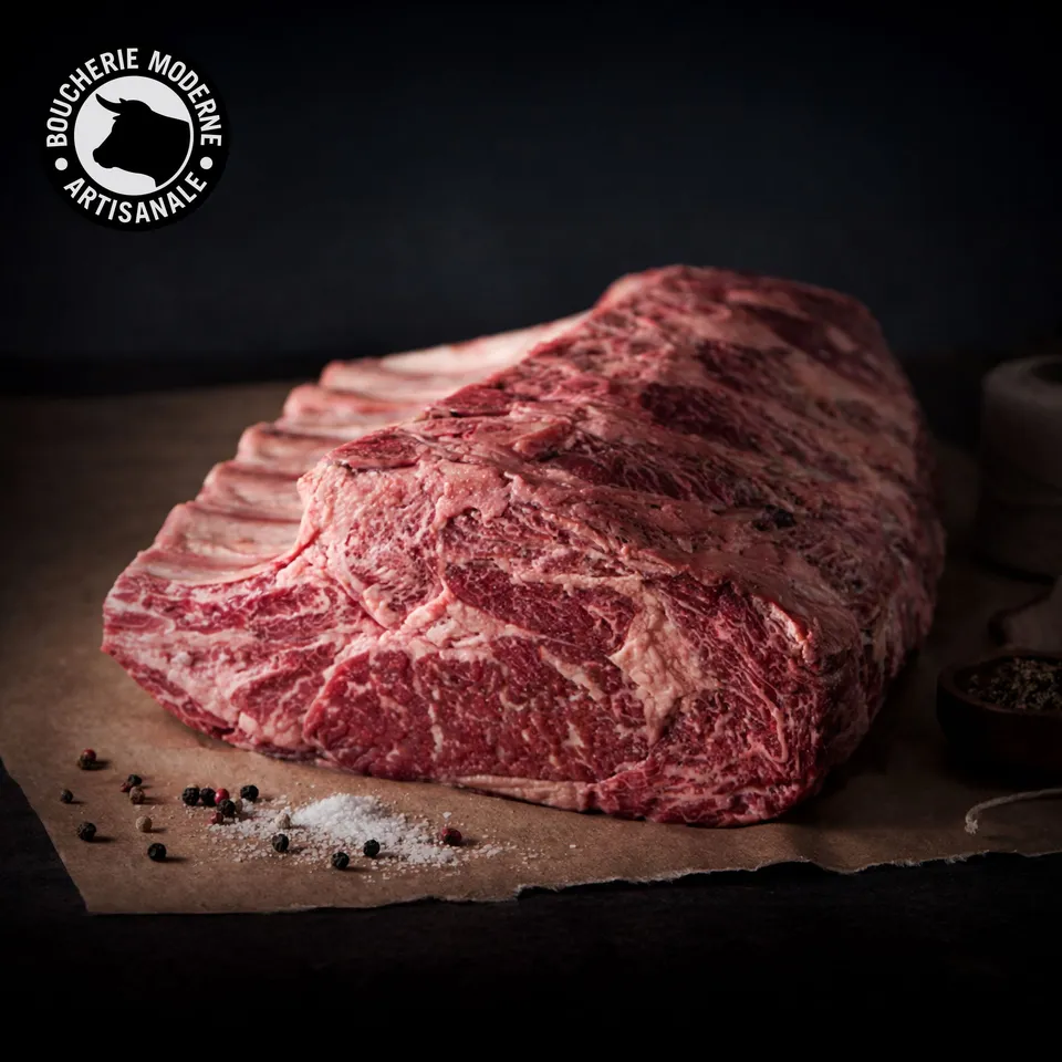 Boucherie Moderne Bœuf Côte Salers Maturée viande 1,2kg à l’os