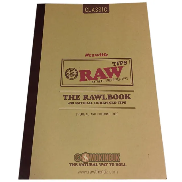 RAW Notebook filtre carton naturel à rouler